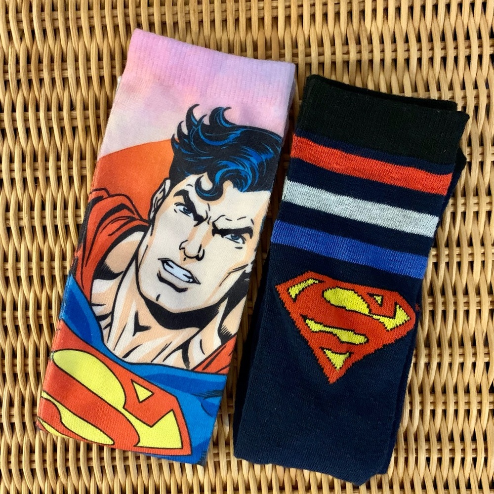 Superman Socks, 2 Pairs